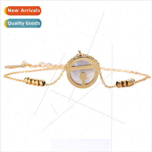 Korea new Ins tanium steel rose gold gold bracelet Love gift