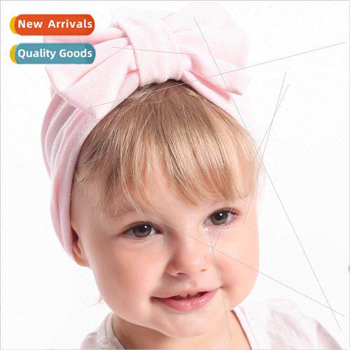 Children woolen fleece warm cap newborn baby halogen protect