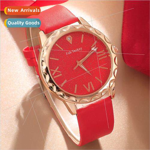 New disc quartz watch ladies ins Korea simple niche fashion