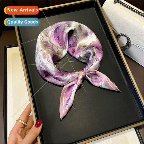 lk silk scarf mulberry silk small square scarf female spring