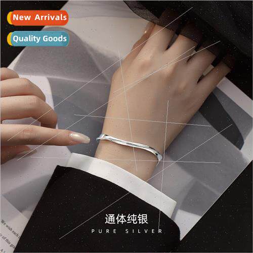 925 lver Minimalist Bracelet Women Bracelet ins che