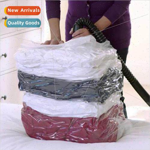 Transparent pumping vacuum compression bag to organize cloth