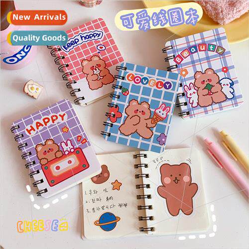 Korea sweet ins wind bear rabb coil book students portable n