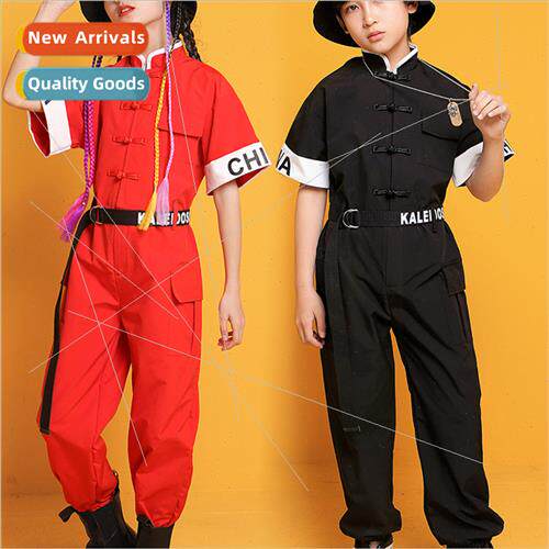 Childrens set dance su permance clothes one-piece work cloth