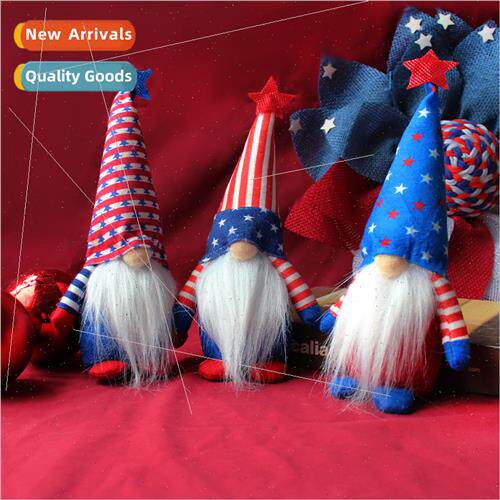 2022 Independence Day Gnome Figurine Standing Pose Faceless