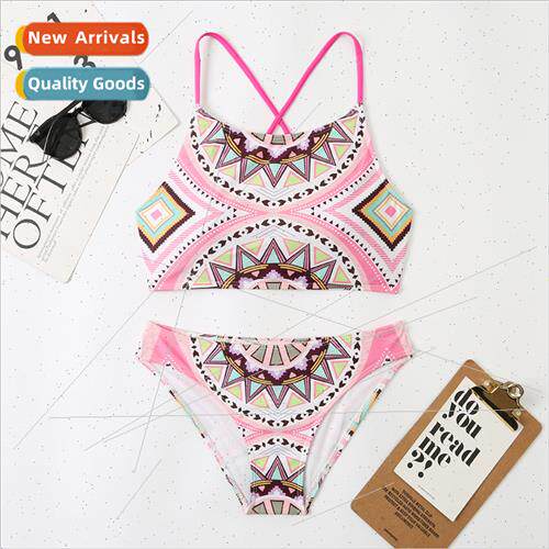 New digal printing fixed plate spl ladies triangle bib bikin
