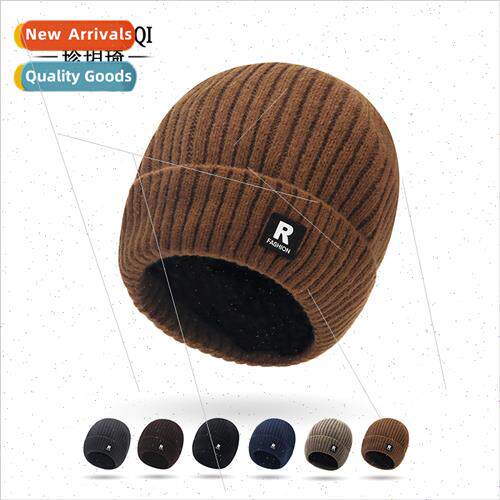 Hat men winter wool hat padded thickened cold protection war