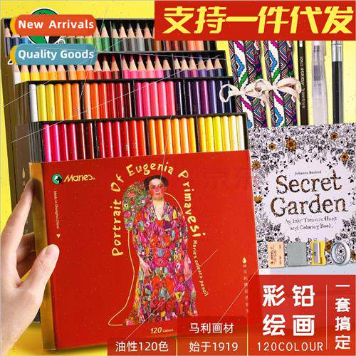 Oil-based color pencil set 120 color pencil set beginner hdr