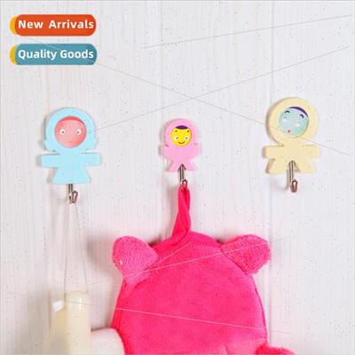 Kchen trio creative cute hooks Multi-purpose wall hooks Bath