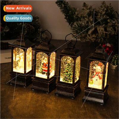 Christmas decorations luminous interior water injection smal