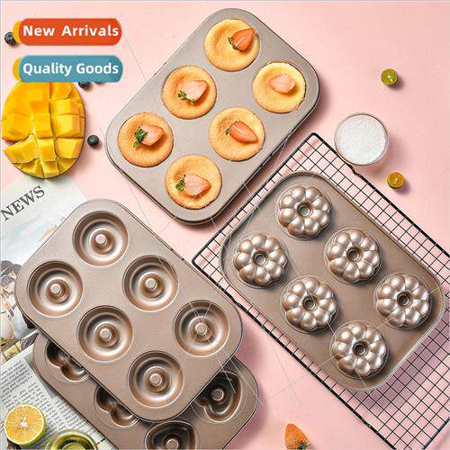 Stainless Steel 6-link Cake Mould Donut Mould Muffin Cup Hom
