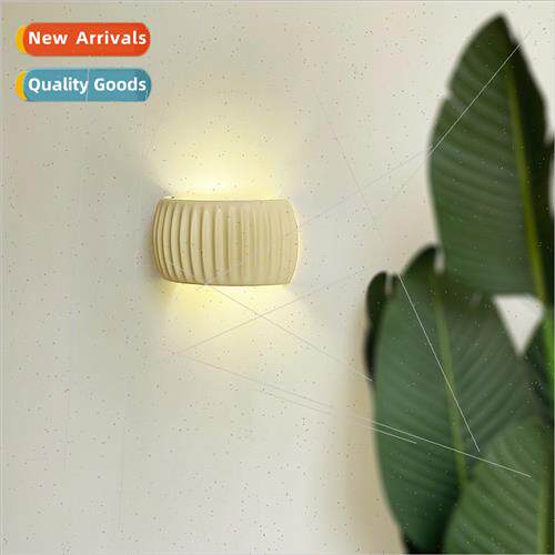 French cream wind bedside eye wall lamp modern simple corrid
