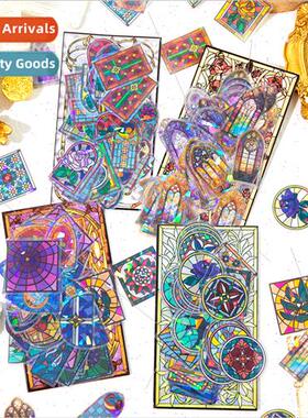 Flower window art pet sticker pack vintage dreamy ins girls