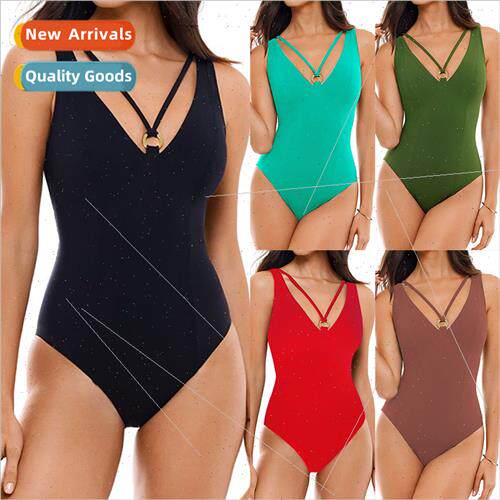 Swimsu Europe One-piece Swimsu Slim Sexy Slim Bikini Fted Wo