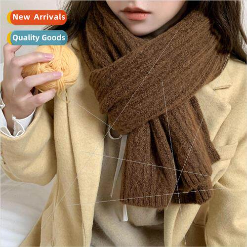 Knted scarf female fall winter hundred wh senior sense Korea