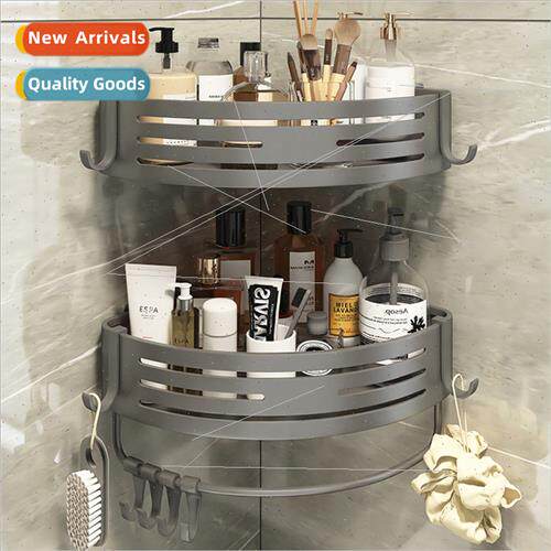 Bathroom Triangle Shelf Space Aluminum Bathroom Corner Shelf