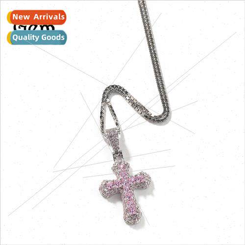 Europe gold-plated fashion mini cross hundred wh short colla