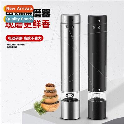 New Mini Stainless Steel Electric Pepper Mill Sea Salt Grind