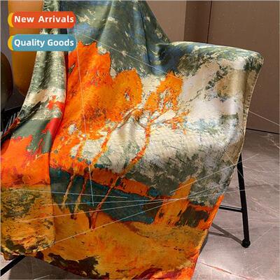 lk scarf female summer new long Moscow suburbs simulation si