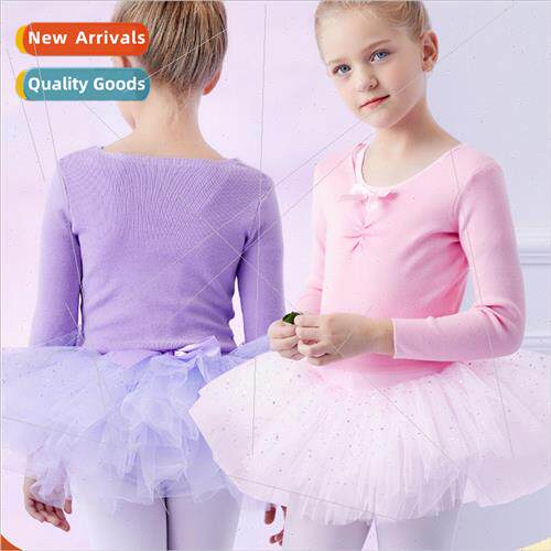 Childrens dance sweater fall and winter warm knted pleated s