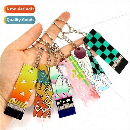 Anime  ghost destroyed blade charcoal rou keychain fashion n