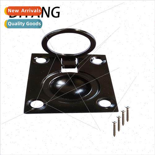 316 stainless steel black-plated floor buckle yacht boat squ