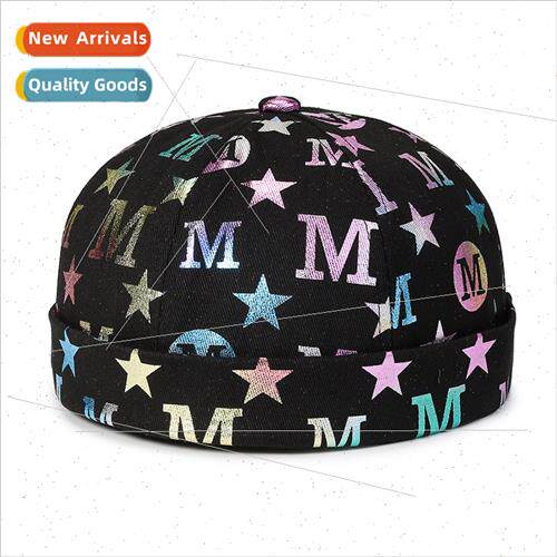 Alphabet landlord cap female spring fall hat male melon skin