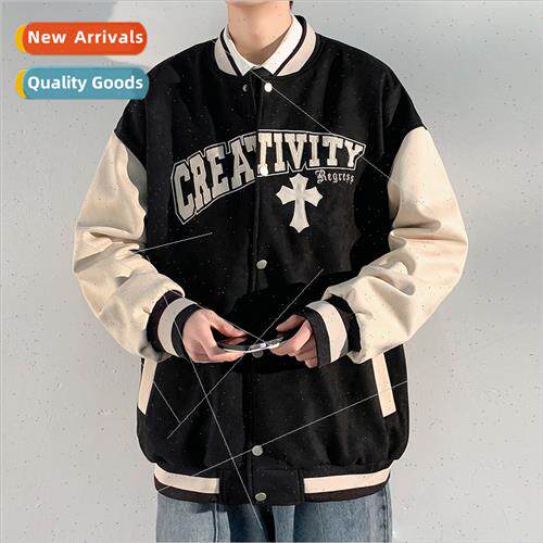 2023 new jacket men  baseball clothing Korea  casual student