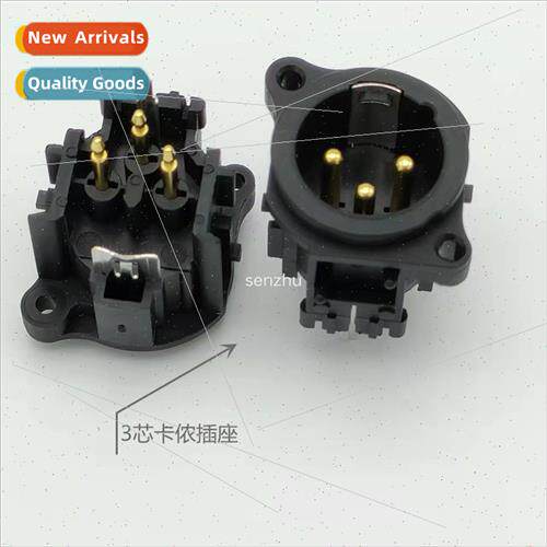 Audio XLR socket 3 pole DY-09 power socket microphone audio