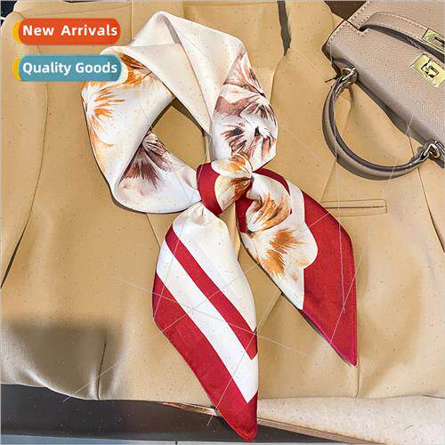 lk scarf female spring fall new fashion simulation silk temp