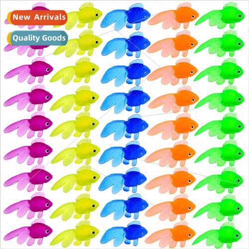 PVC colorful goldfish model small goldfish toys gift toys