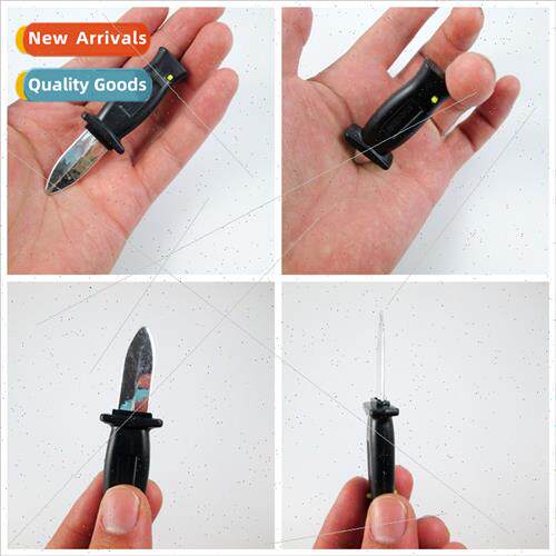 new plastic shrinking knife whole person retractable bayonet