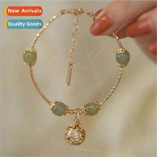 Palace Hetian Yu bell bracelet bracelet bracelet female sens