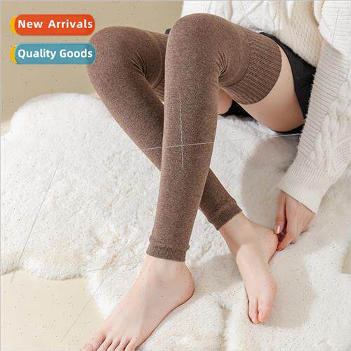 Socks womens fall and winter warm knee pads leg protection h