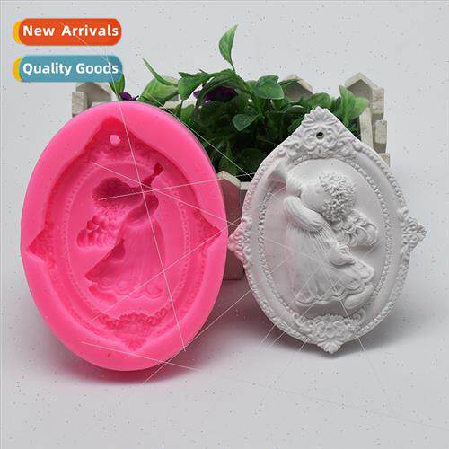 Blow trumpet angel shape car aromatherapy plaster tag chocol