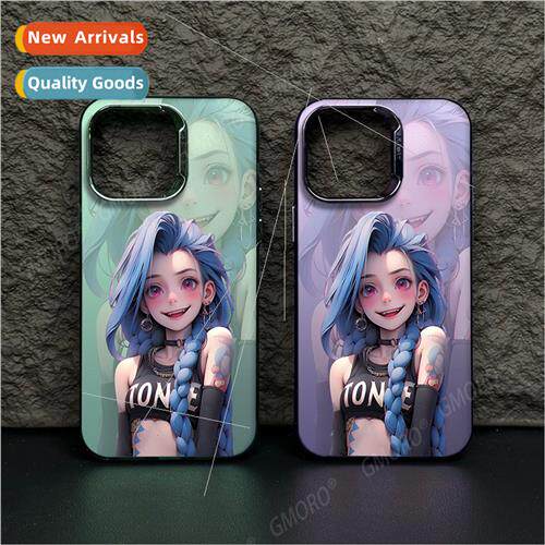 Cute girl适用Apple 15PM phone case 14 protective cover iPhon