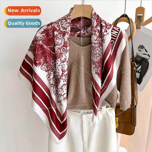 Mori fashion spring fall 90 large square scarf female silk s