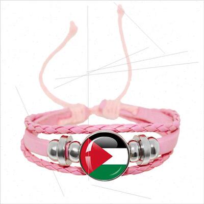 Accessories Palestine Flag Bracelet Black Pink Red Purple Bl