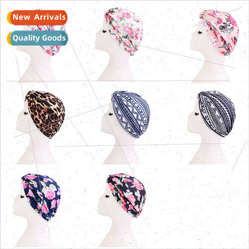 Qualy Stch Cotton Bandana Cap Printed Sleeping Cap Chemother