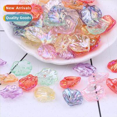 15*17mm colorful petals cabbage leaves acrylic DIY handmade
