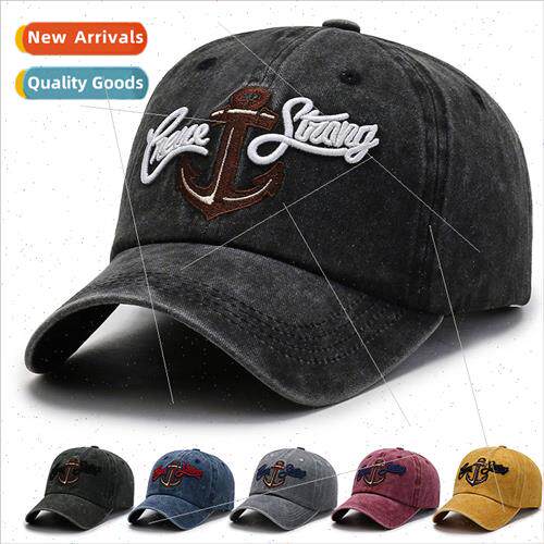 Spring Autumn  washed do old baseball cap men embroidered se