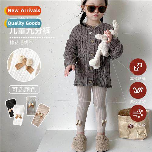 ly  new childrens bottoming pants spring and fall nine girls