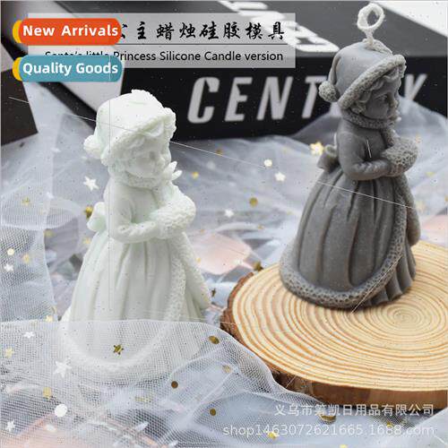 Christmas ltle princess mousse chocolate silicone mould 3d t