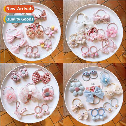 leather bdoes not hurt hair elastic good Korea baby girl flo