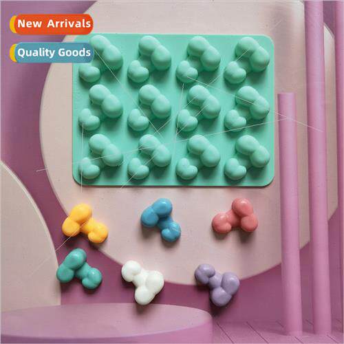 12 Couple Second Brother 249 Chocolate licone Mold Candy Des