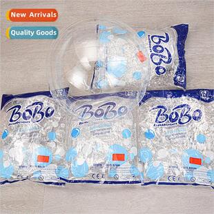 Stch-free bobble ball a large number round BOBO transparent