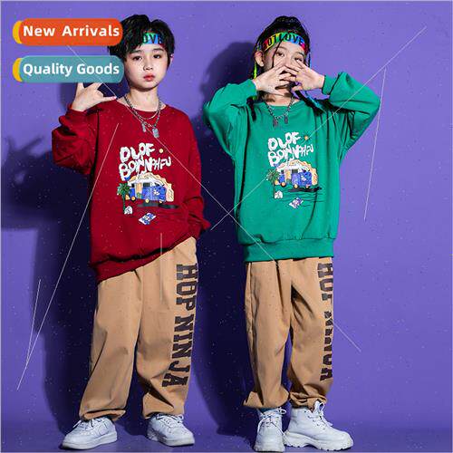 Set dance children tide clothing boys and girls hiphop hands