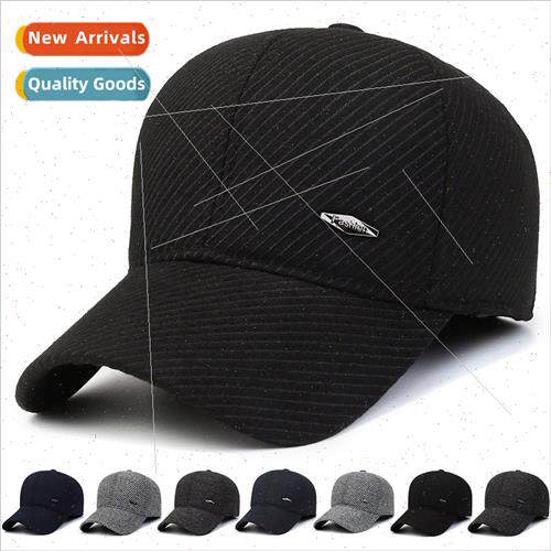 New hat men fall winter warm duck tongue cap middle-aged eld