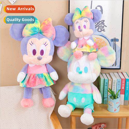 Cartoon colorful Mickey Minnie doll Mickey Mouse couple rag