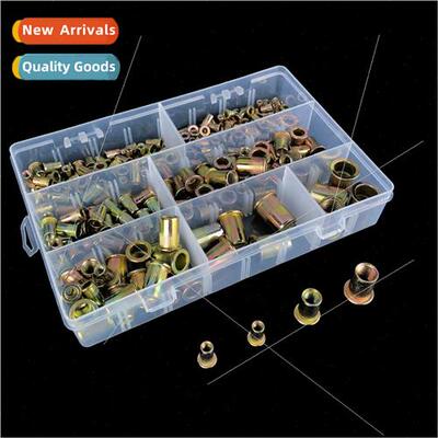 210pcs box zinc plated rivet nut set M3-M10 riveting vertica
